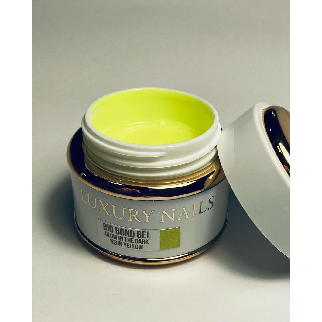 Bio Bond Gél tégelyes  - Glow in the Dark Neon Yellow