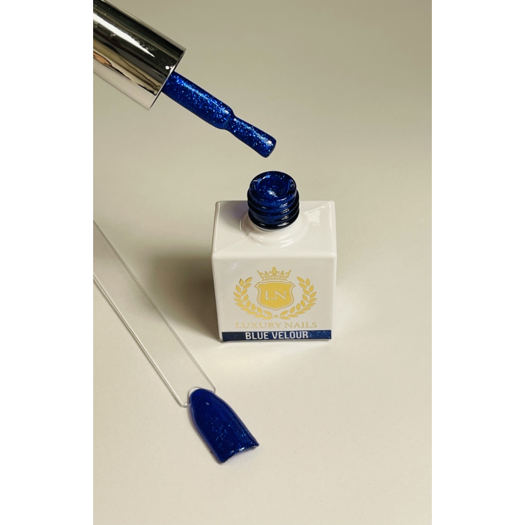 Luxury Bling Gél Lakk B27 - Blue Velour 8ml