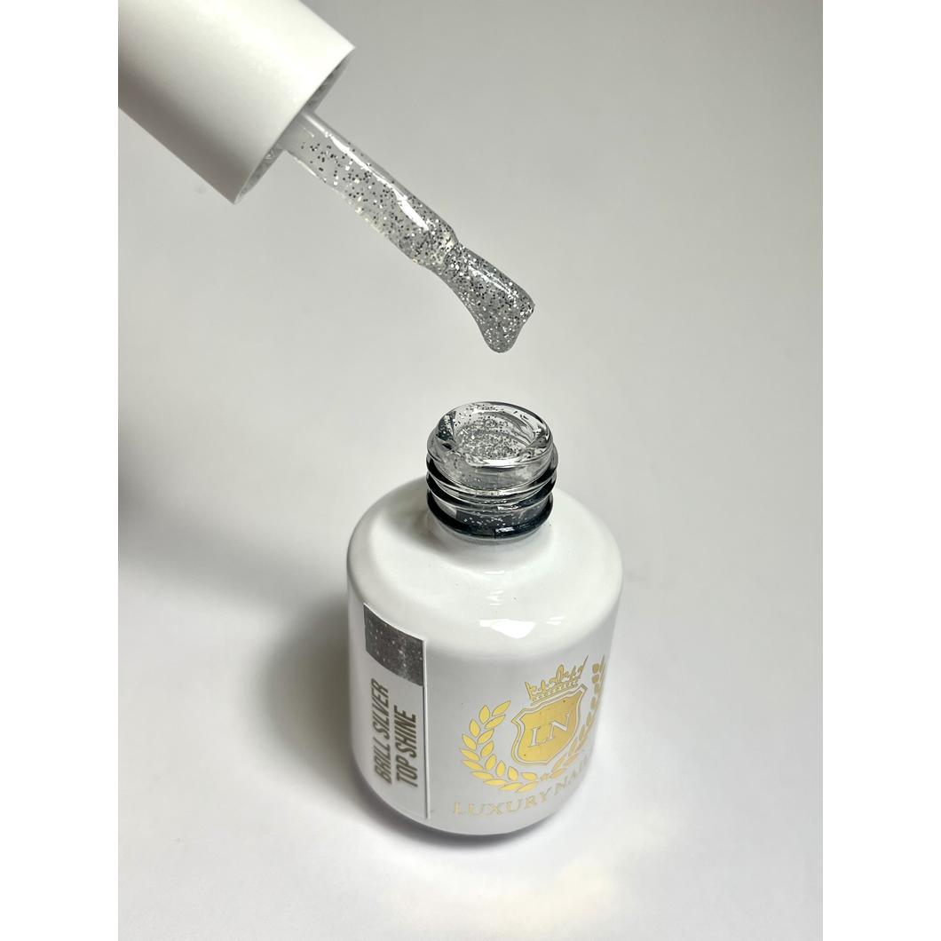 Brill Silver Top Shine Gél 15ml