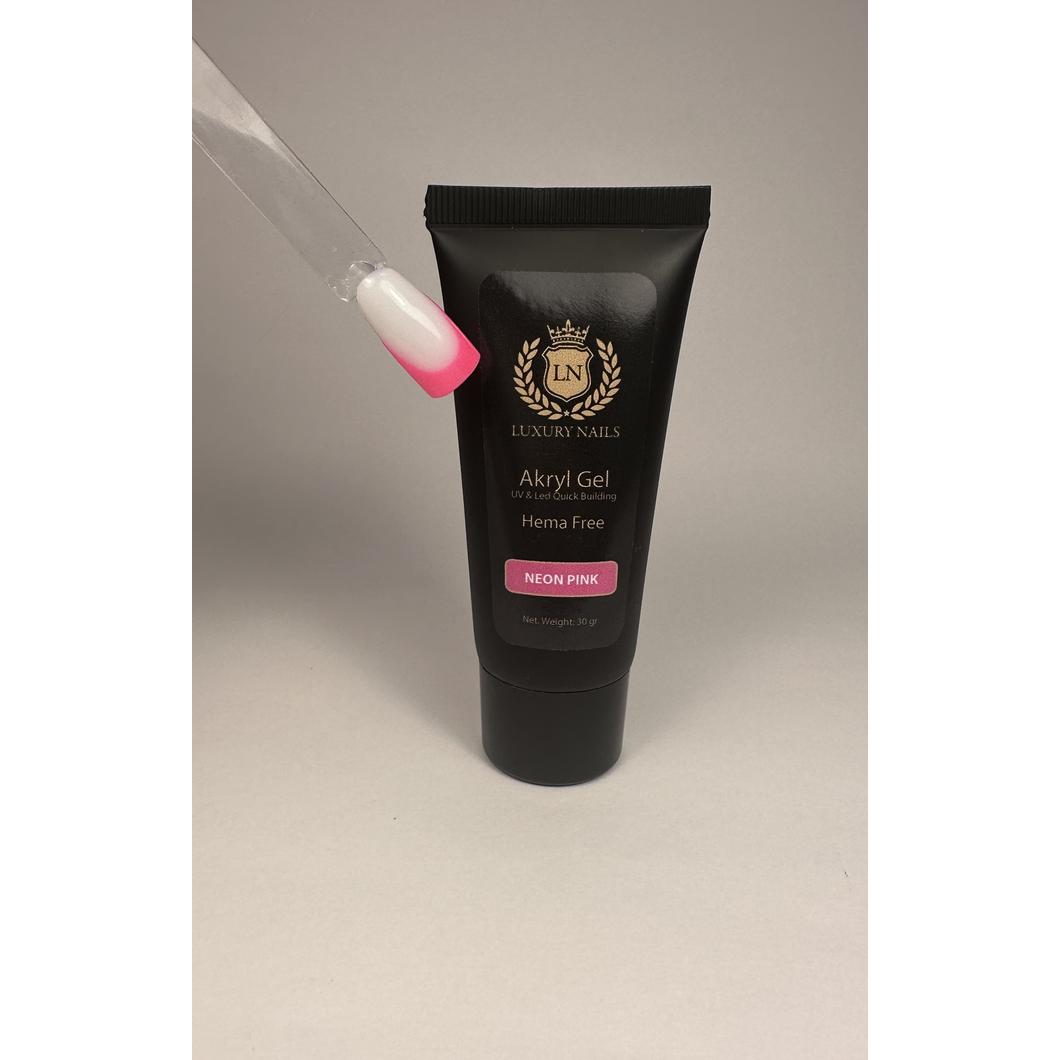 Akryl Gél - Hema mentes - Neon pink 30gr 