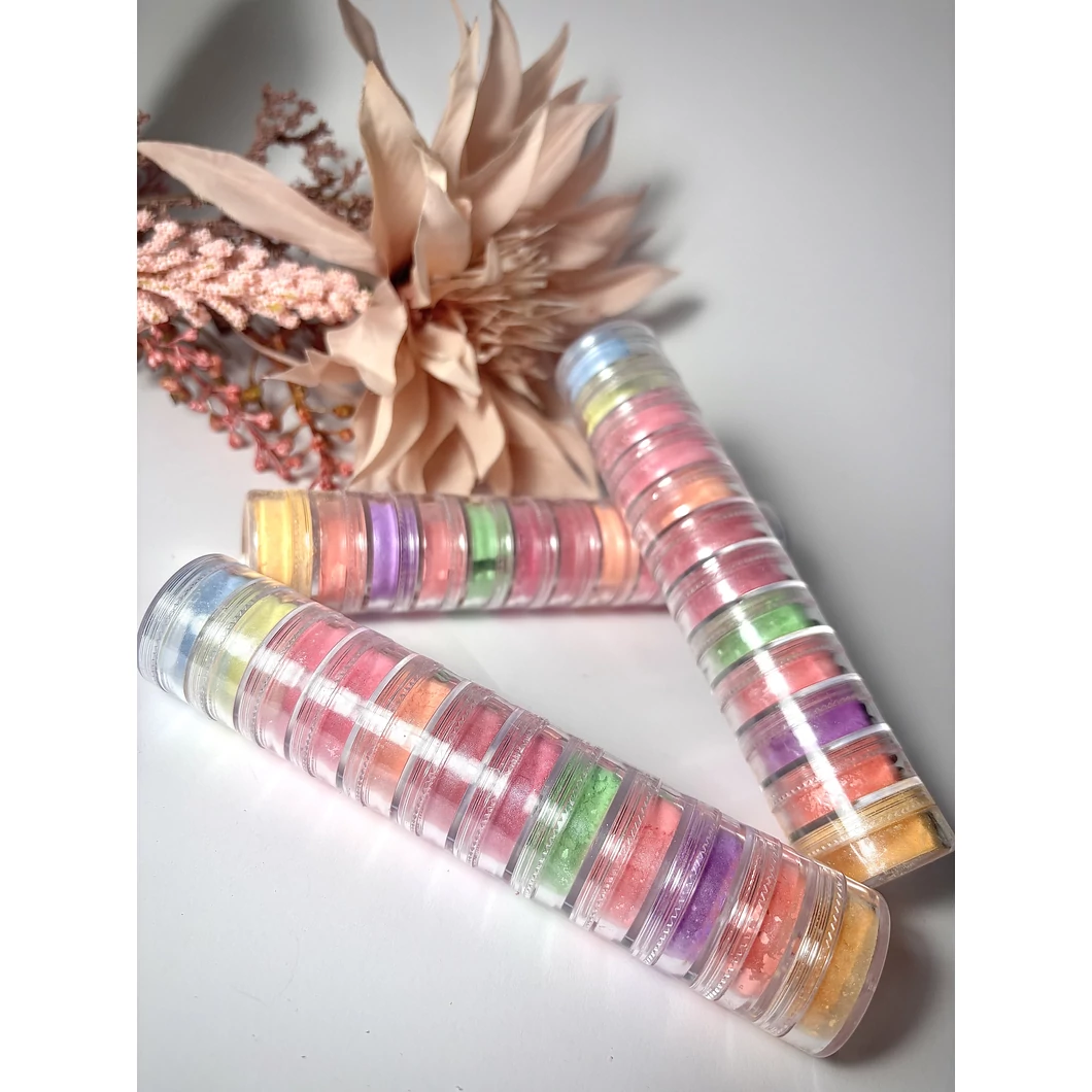 Luxury Pigmentpor szett - 12db-os Pasztell