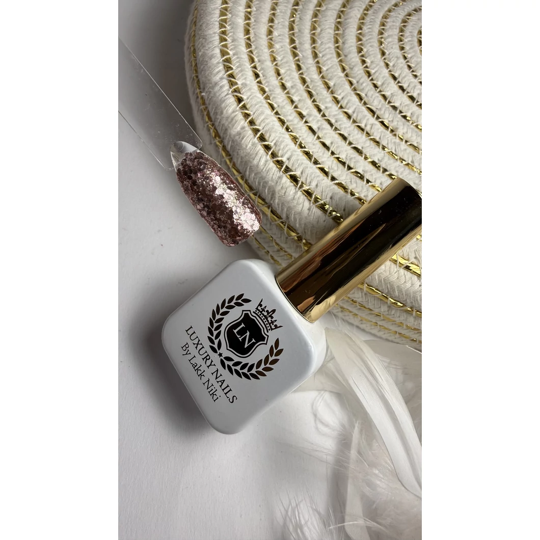 Bling Gél lakk 15 - Rosegold