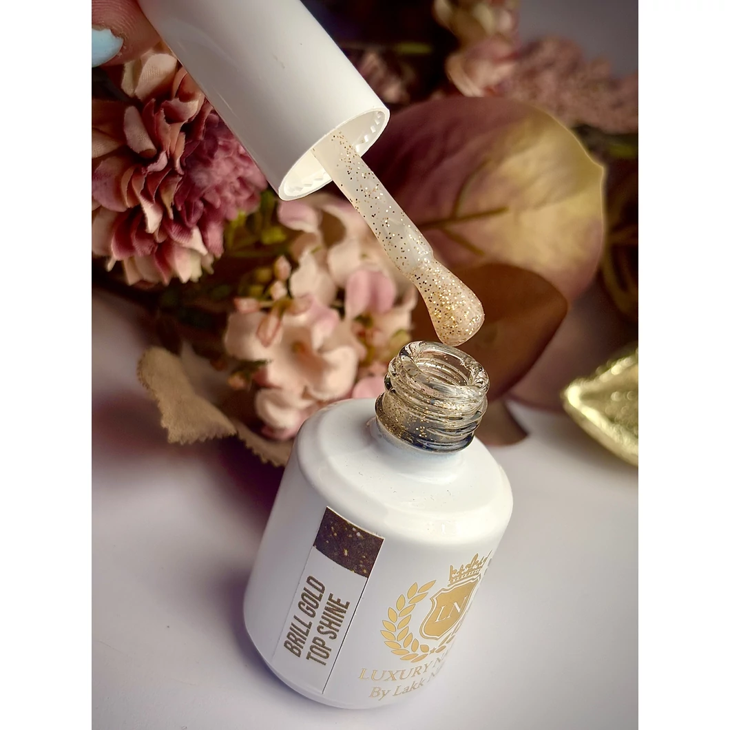 Brill Gold Top Shine Gél 15ml 