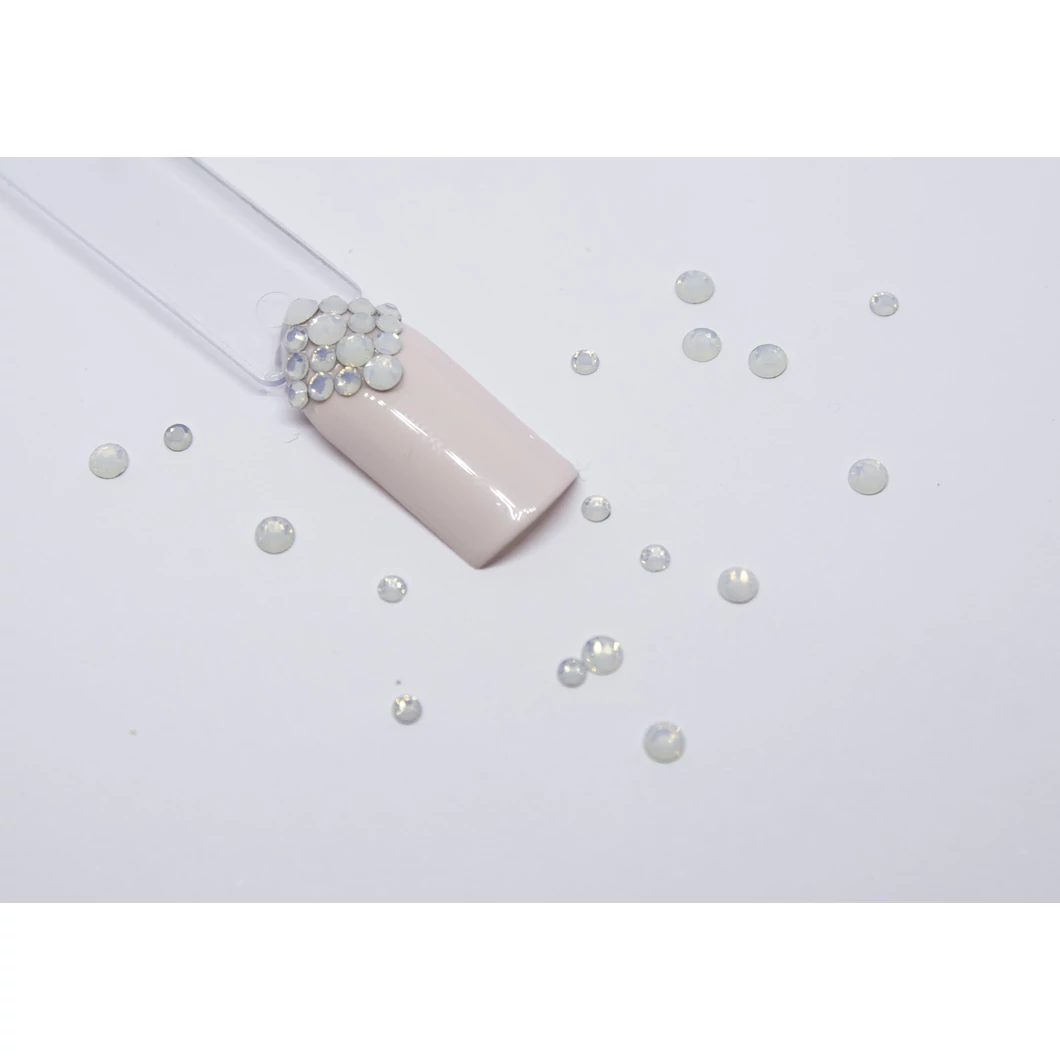 Luxury Opál díszítő kövek - Fehér ss10 200db 