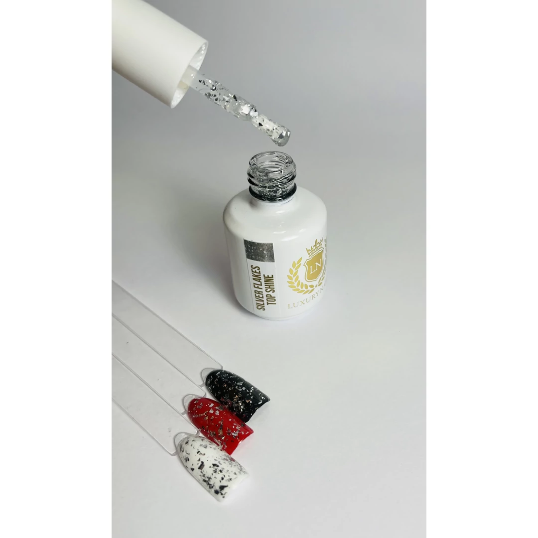 Silver Flakes Top Shine 15ml
