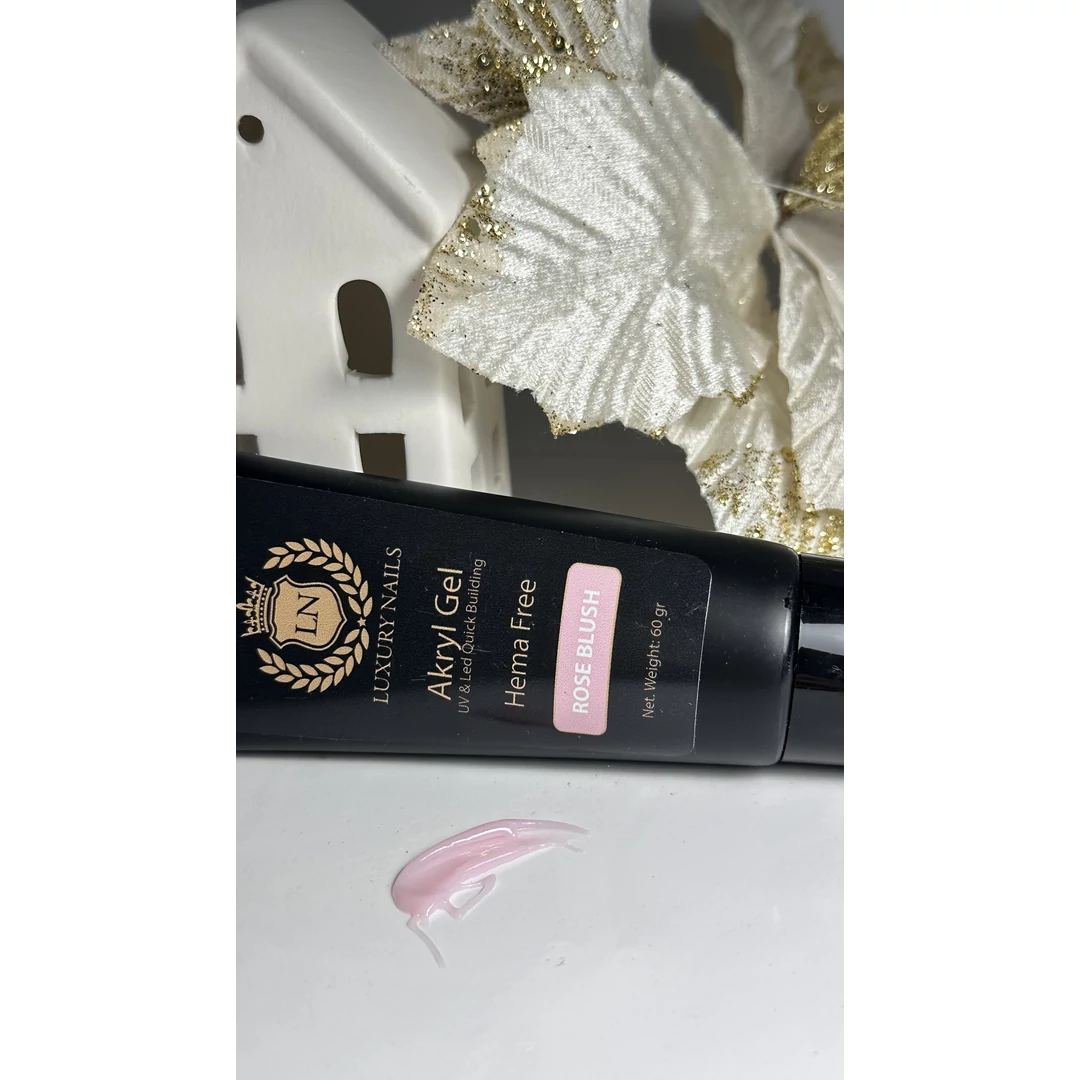 Akryl Gél - Hema free - Rose Blush 60gr  Akryl Gél - Hema free - Rose Blush 60gr