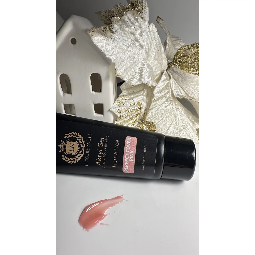 Akryl Gél - Hema free - Perfect Cover Pink 60gr  Akryl Gél - Hema free - Perfect Cover Pink 60gr