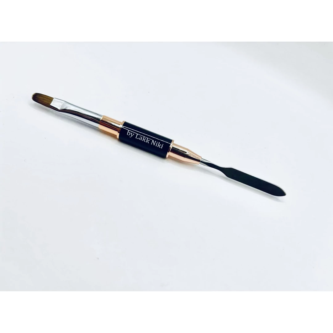 Luxury Dual Ecset - 2in1 Spatula ès Ovàl ecset