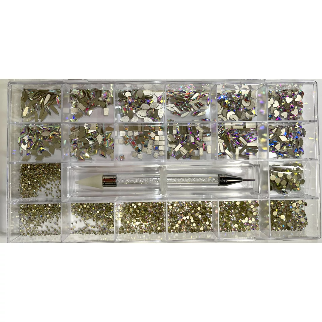 Luxury Strassz Box - Exclusive Crystal AB 