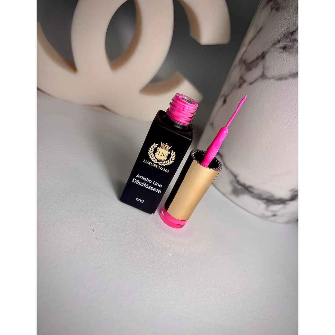 Artistic line - Díszítő zselé - neon pink 6ml