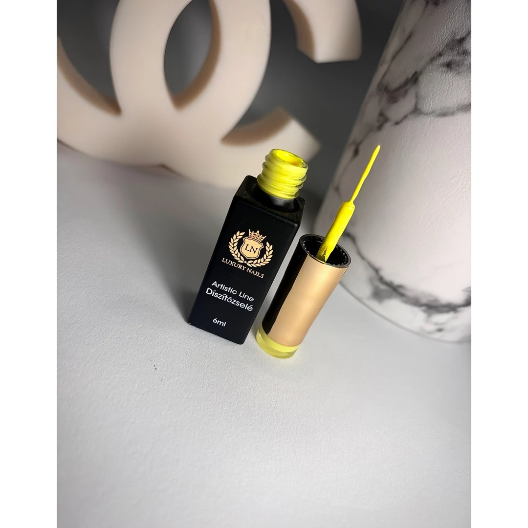 Artistic line - Díszítő zselé - neon yellow 6ml