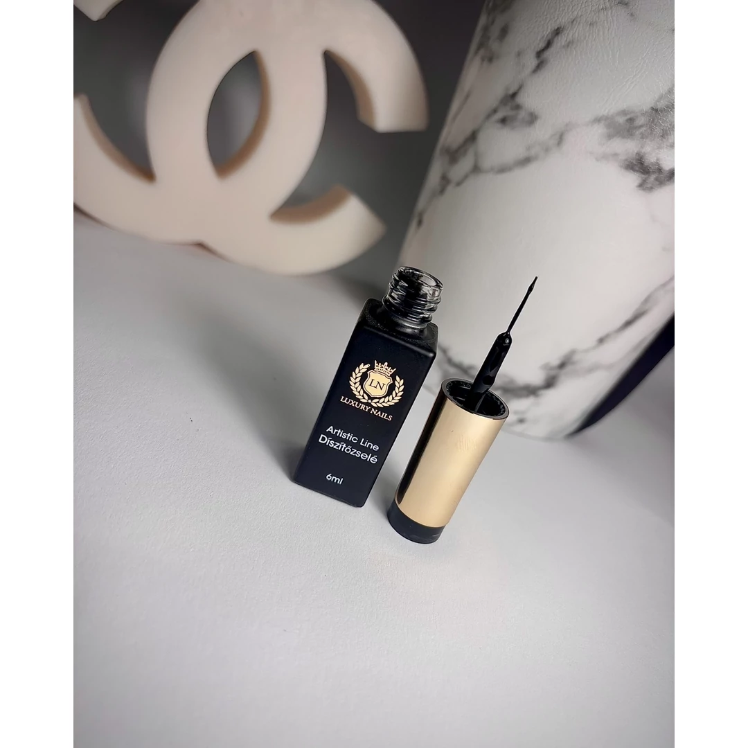 Artistic line - Díszítő zselé - black 6ml