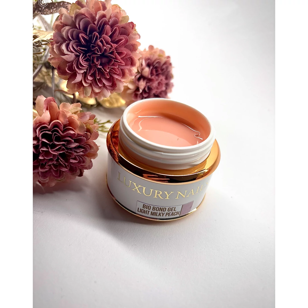Bio Bond Gél tégelyes  - Light Milky Peach  50ml   Bio Bond Gél tégelyes  - Light Milky Peach  50ml