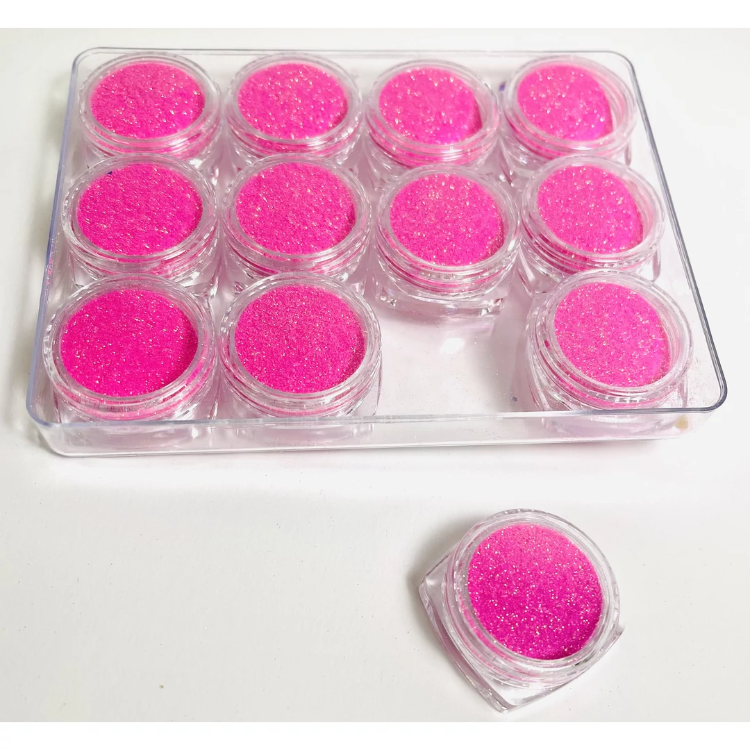 Csillámpor - fuchsia 