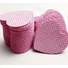 Luxury Nail Wipes - Szálmentes törlő tartóval rózsaszín szív